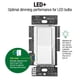 thumbnail image 2 of Interruptor de intensidad Lutron Diva LED+ para bombillas regulables de 250 W, 2 of 8