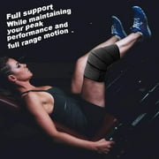 (2 Pack) 1 Pair Elastic Knee Brace Compression Bandage Straps Wraps Support for Legs Pain Relief Knee Pad Sleeve for Women Men Running Basketball Tennis Soccer Football
