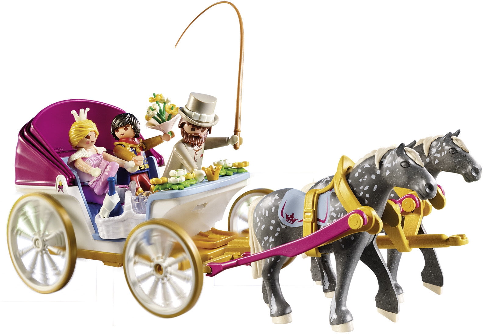 Playmobil Wedding Carriage Replacement Gold Light Lamp 
