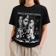 thumbnail image 3 of Aespas W-DA Whole Different Animal Graphic T-Shirt, Vintage Music Theme Casual Tee, 3 of 5