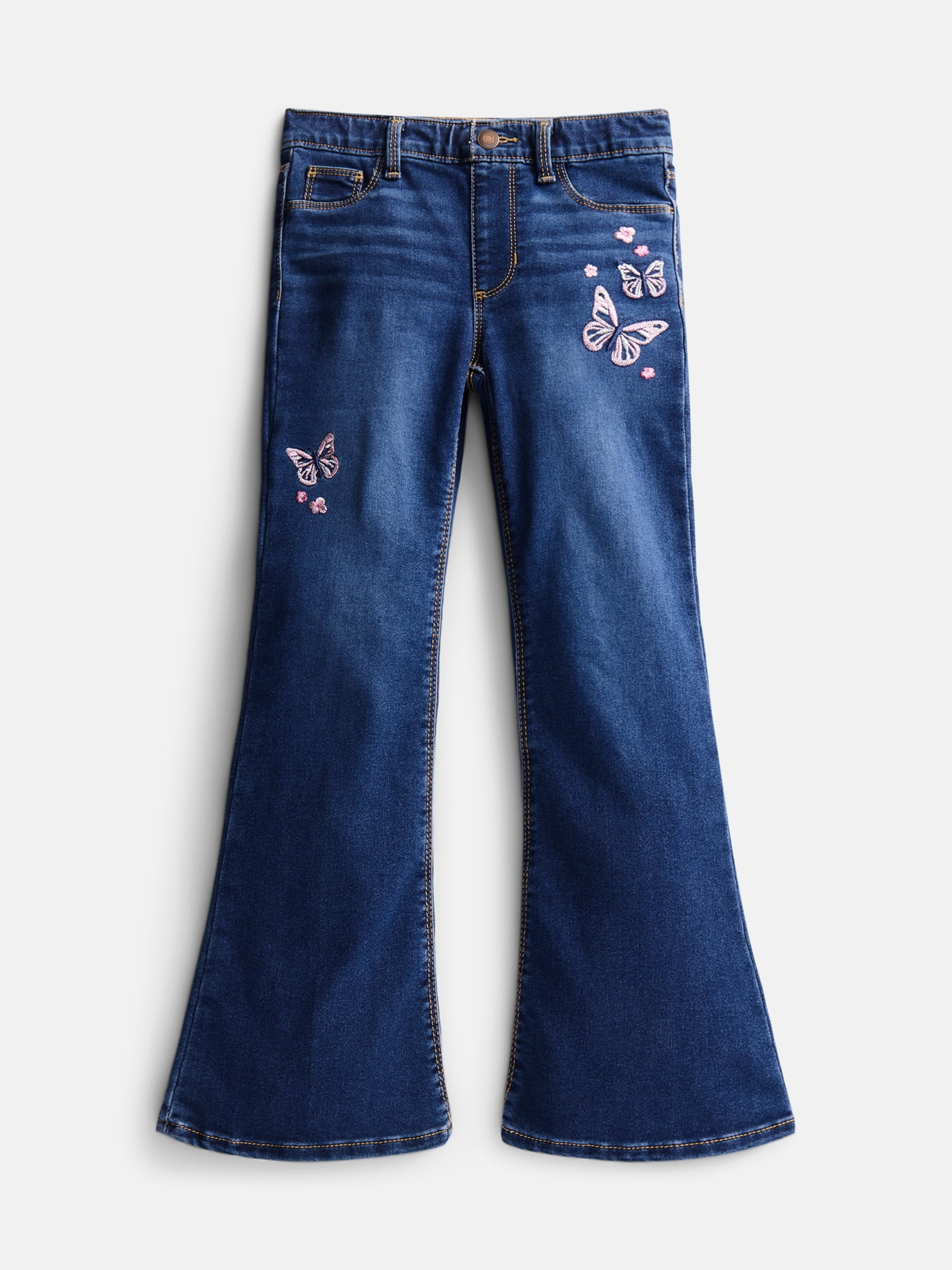 Wonder Nation Girls Flare Leg Jeggings, Sizes 4-18
