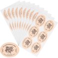 thumbnail image 1 of 180 etiquetas adhesivas para regalo, etiquetas adhesivas de papel recubierto, etiquetas adhesivas con patrón de flores, pegatinas de sellado para sobres, invitaciones de boda, 1,8 x 1,4 x 0,04, 1 of 6