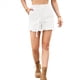 thumbnail image 3 of Shorts Vaqueros de Mezclilla con Cintura Elástica y Cordón Ajustable para Mujer S, 3 of 9