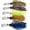 A2: 5 Pack (3/8oz) - Clear Water & Muddy Water-MadBite, variant on MadBite by KastKing Bladed Jig Fishing Lures, Multi-Color Kits