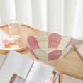 thumbnail image 6 of Dualoai Paper Rope Woven Basket Handwoven Storage Basket Kitchen Counter Round Portable Sundries Container for Candy Cosmetics Snacks Pink, 6 of 9