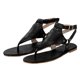 thumbnail image 1 of Sandalias Clásicas Retro para Mujer Sandalias Playa Con Hebilla Tobillo para Verano (Negro 9), 1 of 7