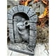 thumbnail image 3 of Mouse Gate Stone Statue | Resin mouse | Outdoor Garden Home | Animal decoration | Hang on the wall, 3 of 4