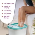 Belmint Foot Spa Bath Massager with Heat, 6 x Pressure Node Rollers, Bubbles, Foot Soaking Tub - image 4 of 8