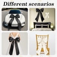 thumbnail image 6 of AUR  Black White Bow Decor 2 Pack,Large & Small Coquette Room Backdrop Wall Decor for Bachelorette Baby Shower Bridal Shower Bow Birthday Decorations, 6 of 15