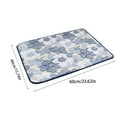 thumbnail image 3 of Bath Mat-Rubber Backing Non SlipThin Bathroom Rugs Fit Under Door- Quick Dry Absorbent Faux Suede Surface Grey Bathroom Floor Mats-Shower Rug for in Front of Bathtub Shower, 3 of 6