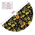 thumbnail image 3 of Yiaed Bees and Sunflowers Print Christmas Tree Skirt , Tree SkirtsTree Mat for Christmas Winter Holiday Indoor Decorations-30", 3 of 7