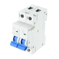 thumbnail image 1 of 1Pcs Miniature Circuit Breaker 2P 40A DC 500V M80DC DIN Rail Mount Protection Thermal Magnetic Trip Blue, 1 of 7