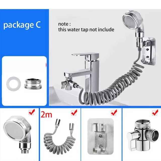 Hair Washing Shower head hose Kit Set External Handheld Sprayer system