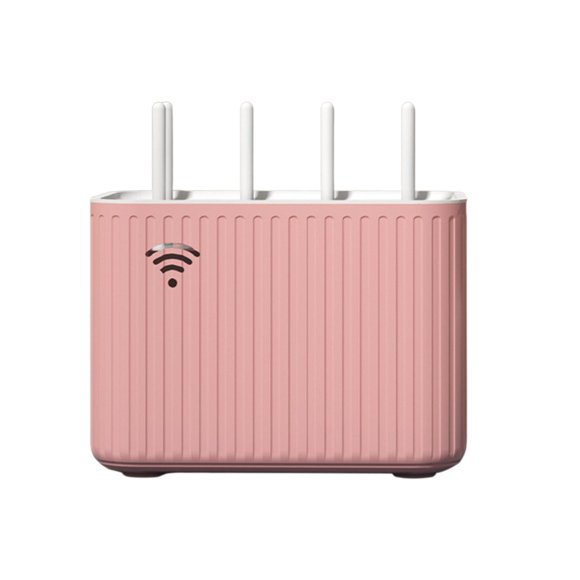 Estuche de Almacenamiento de Enrutador Jinwen Caja de Almacenamiento del Enrutador Rosado