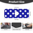 thumbnail image 2 of Sikiie Blue And White Polka Dot Splash Guard for Sink Faucet-1 PC Super Absorbent Fast Drying Mat Sink Gadgets-Splash Guard for Kitchen, Sink Mat, 2 of 7