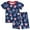 3# Stars, variant on DDSOL Toddler Pajamas Boys 4th of July Pjs Short Sleeves Sleepwear Sets 2-Pieces Red 3T