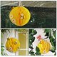 thumbnail image 2 of 1 Set DIY Bee Honeycomb Ball Paper Honeycomb Hanging Ornament with Felt Bee Paper Flowers, 2 of 3