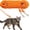 Orange, variant on Reflective Cat Leash, 30ft Escape Proof Walking Lead Yard Long Leash, Extender Leash Training Playing Outdoor for Cats Puppy Kitten Small Dogs Rabbit Small Animals