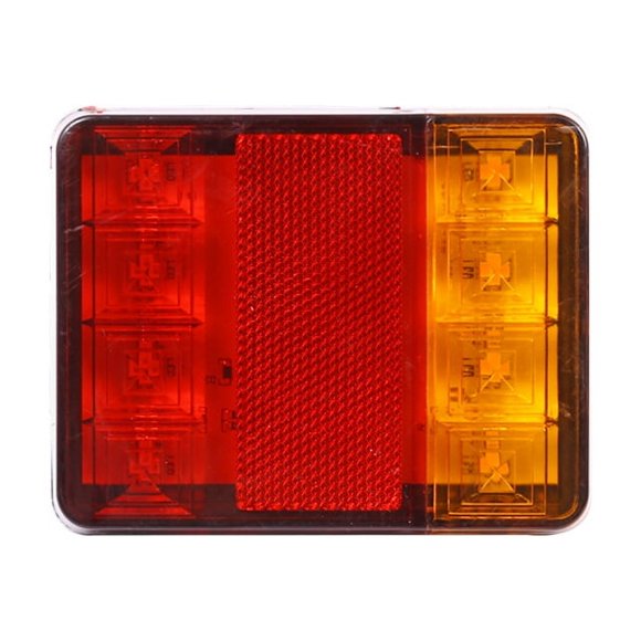 Luz trasera LED para vehículo agrícola, camión, 12 V, 24 V, 12-80 V
