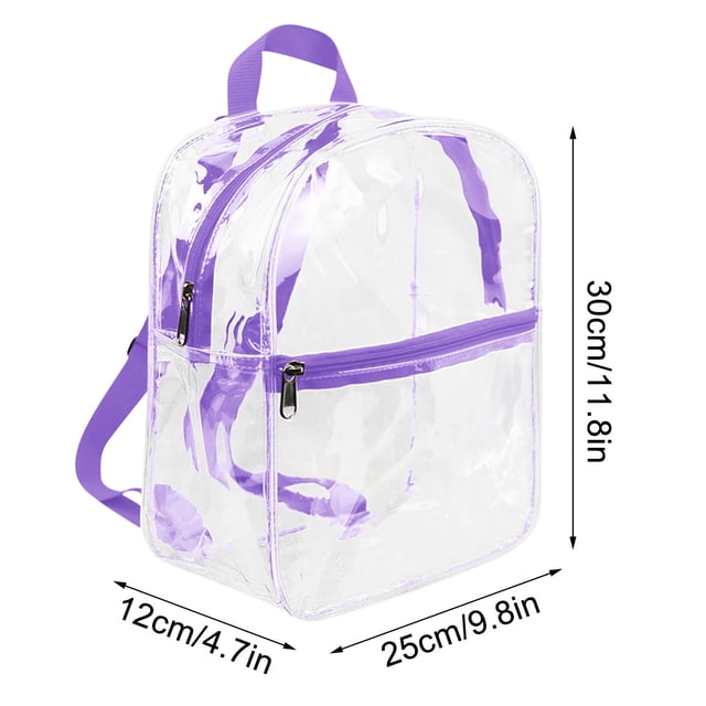Tumotour Transparent Backpack Transparent Mini Backpack Suitable For Students' Bags