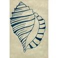 thumbnail image 3 of Zarris, Chariklia 17x24 Black Modern Framed Museum Art Print Titled - Indigo Shell V, 3 of 5