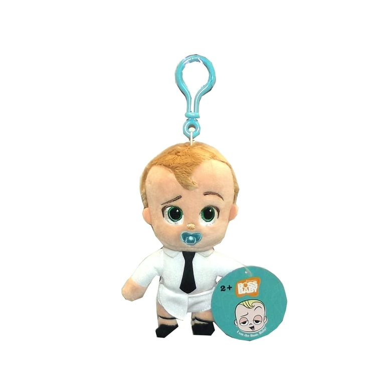 Dreamworks Boss Baby Dress Shirt and Diaper Plush Figure with Clip 8 inches