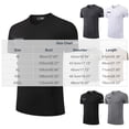 thumbnail image 3 of Men's Cooling Ice Silk Seamless T-Shirt Short Sleeve Solid Color Summer Quick Dry Breathable Athletic Tee Moisture Wicking Workout Running Casual Everyday Top Essential | JASKFLY,White XL, 3 of 5
