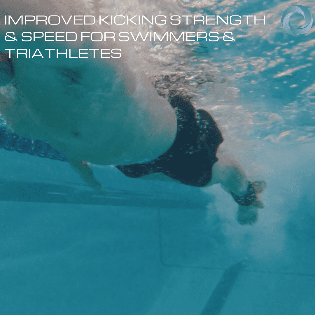 Aqualogix Smoke (Medium Resistance) Aquatic Hybrid Fin Set - Lower/Upper Body Pool Exercise Fins - Water Leg Weights - Includes Link Online Pool Workout (Fins Pair)