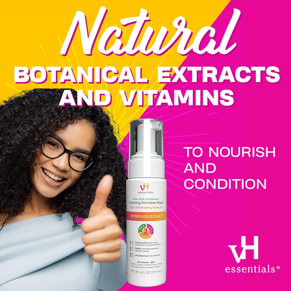 vH essentials Foaming Feminine Wash, 6 fl oz, 1 Count