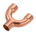 thumbnail image 3 of Unique Bargains Tee Y Type Copper Fitting Welding Joint 3/8 Inch ID for HVAC Air Conditioner Refrigeration, 3 of 5