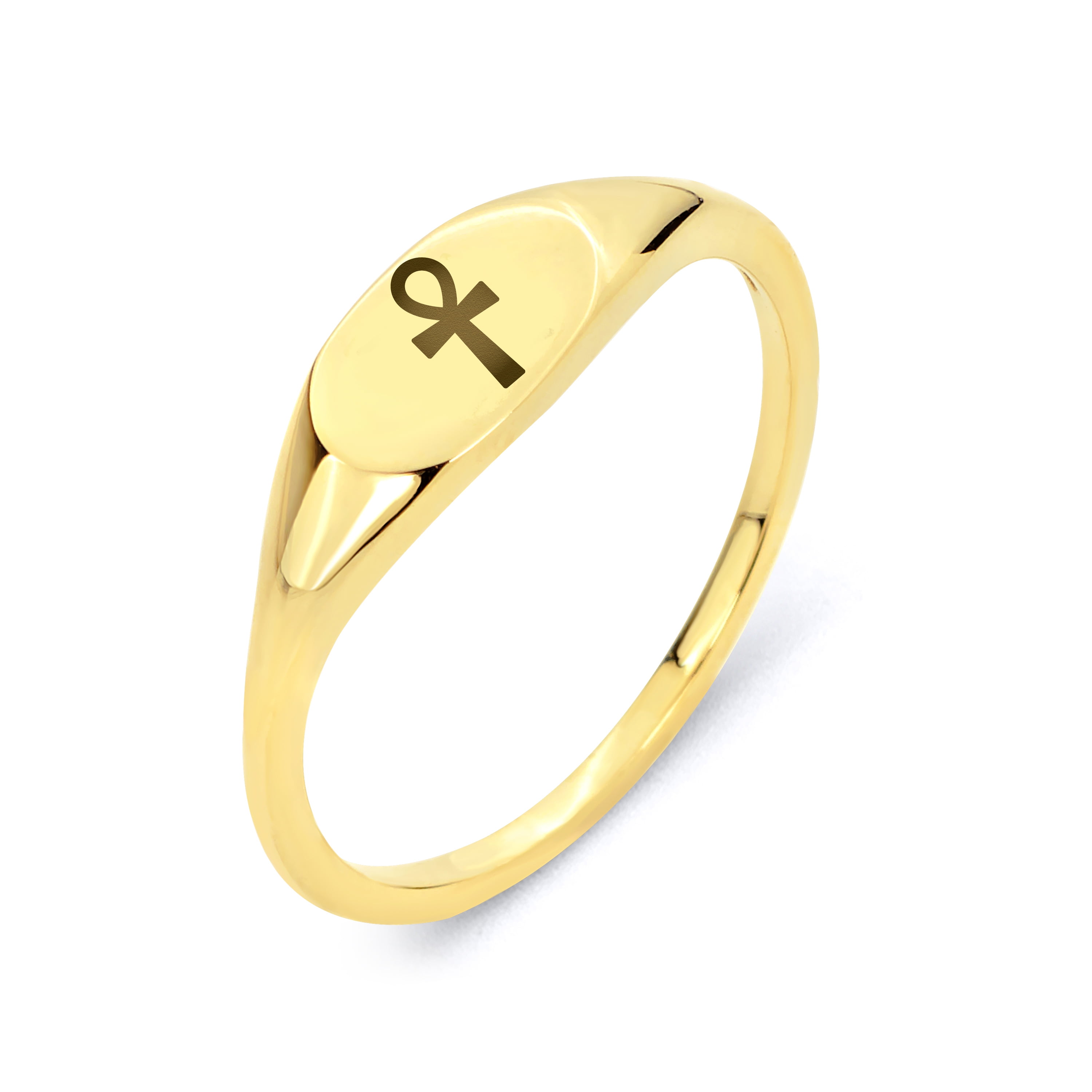 Gold store ankh ring