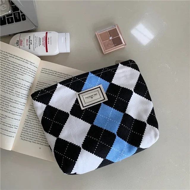 Sac Cosmétique pour Femmes à Imprimé Léopard Rose, Fleur Rétro, Petite Pochette pour Dames, Sac à Main de Voyage, Sacs de Rangement pour Crayons d'Écolière