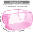thumbnail image 6 of HEETLY 76L Collapsible Laundry Basket, Pop Up Mesh Laundry Hamper with Handles, Reinforced Steel Ring & Upgraded Durable Material, Foldable Laundry Basket for Dorm Travel Bathroom, 6 of 6