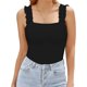 thumbnail image 2 of Xishao Body de tirantes elásticos con cuello cuadrado y volantes para mujer Xishao ropa, 2 of 2