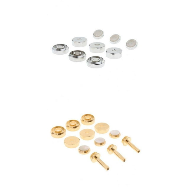 Juego de Botones de Trompeta Sunnimix Piezas de Reparación de Trompeta