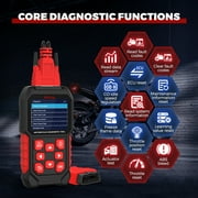 MRCARTOOL Motorcycle Diagnostic Measurement Tool M4 Motorcycle System Code Readers Scan Tool Motorcycle Fault Code Reader Compatible for YAMAHA-2P/HONDA,KAWASAKI-1/2/3/4/5/6P,OBDII