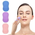 thumbnail image 4 of Silicone Face Scrubber, Facial Cleansing Brush, Soft Exfoliating Face Wash Brush for Deep Pore Cleaning and Blackhead Removal, Gentle Food-Grade Silicone with Wearable Back Design, 2/3 Pack, 4 of 9