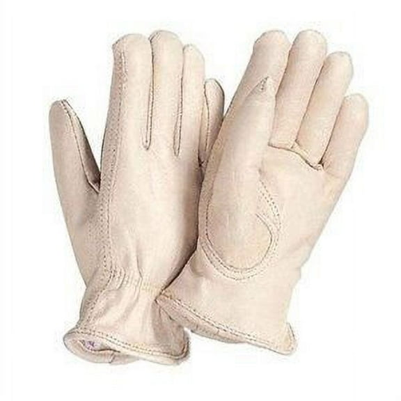 WELLS LAMONT Y0153L GLOVE- GRIPS GRAIN COWHIDE DRIVER L