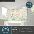 thumbnail image 4 of Elsa 3 Light Satin Nickel Capiz Shell Coastal Bathroom Vanity Fixture, 4 of 8