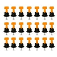 thumbnail image 2 of 50 Pcs Tile Leveler 1.5mm Reusable Orange PP Stainless Steel Tile Leveling Tool for Home Improvement, 2 of 12
