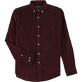 thumbnail image 1 of Club Room Camisa con botones de pana para hombre, rojo, mediano, 1 of 1