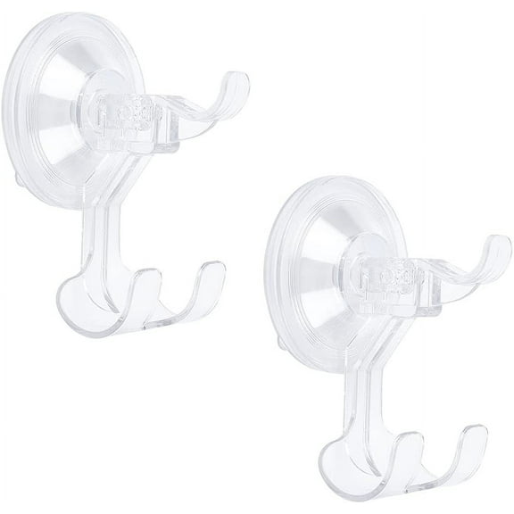 2pc 2PCS Christmas Wreath Heavy Duty Door Hanger Suction Cup Hooks Removable Strong Glass Door Suction Cup Wreath Holder for Shower Wall Front Door Glass Window Halloween Christmas Wreath Decor