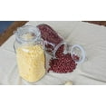 thumbnail image 4 of Transparent Clear Acrylic Airtight Jar Canister with Locking Clamp Lids 70-Ounce,Food Storage Container 11.6-Inchx3.9-Inch, 4 of 4