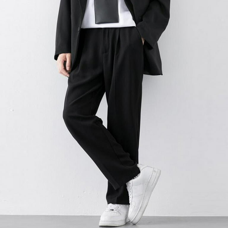 YUHAOTIN Mens Tall Joggers Mens Joggers Tall Slim Fit Male Solid