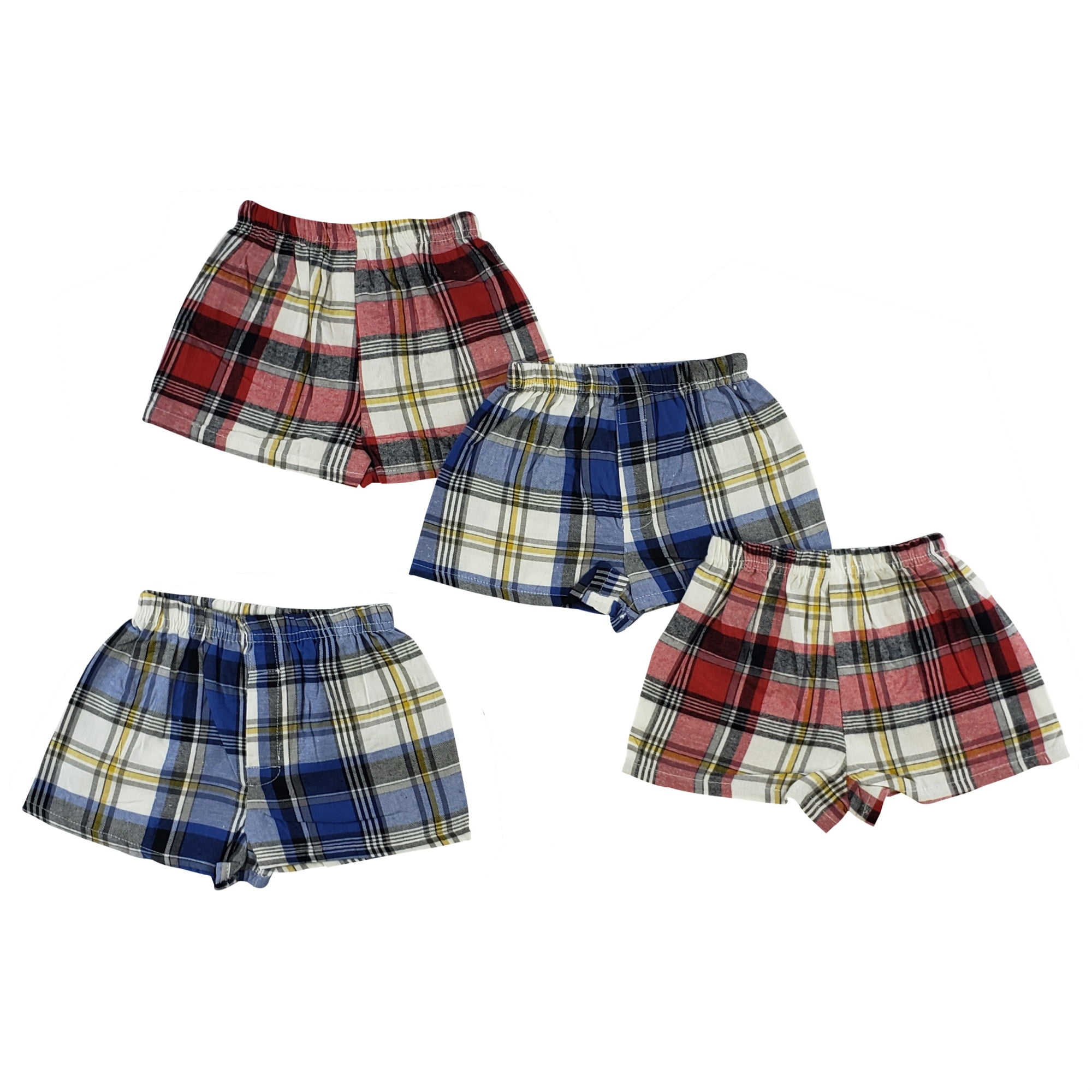 Toddler Boxer Shorts 4 Pc Set