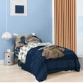 thumbnail image 2 of The Mandalorian Baby Yoda Kids 2 Piece Blue Reversible Comforter and Sham Bedding Set, Twin/Full, 2 of 9