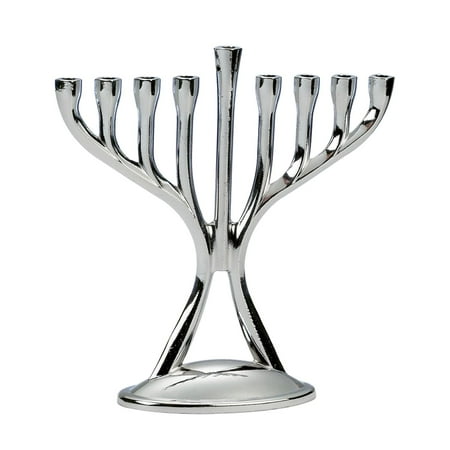 Silver Plated Electric Menorah - 4.75