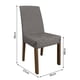thumbnail image 2 of Kit 2 Sillas de comedor 4255 Marrón/Silver Madesa, 2 of 5
