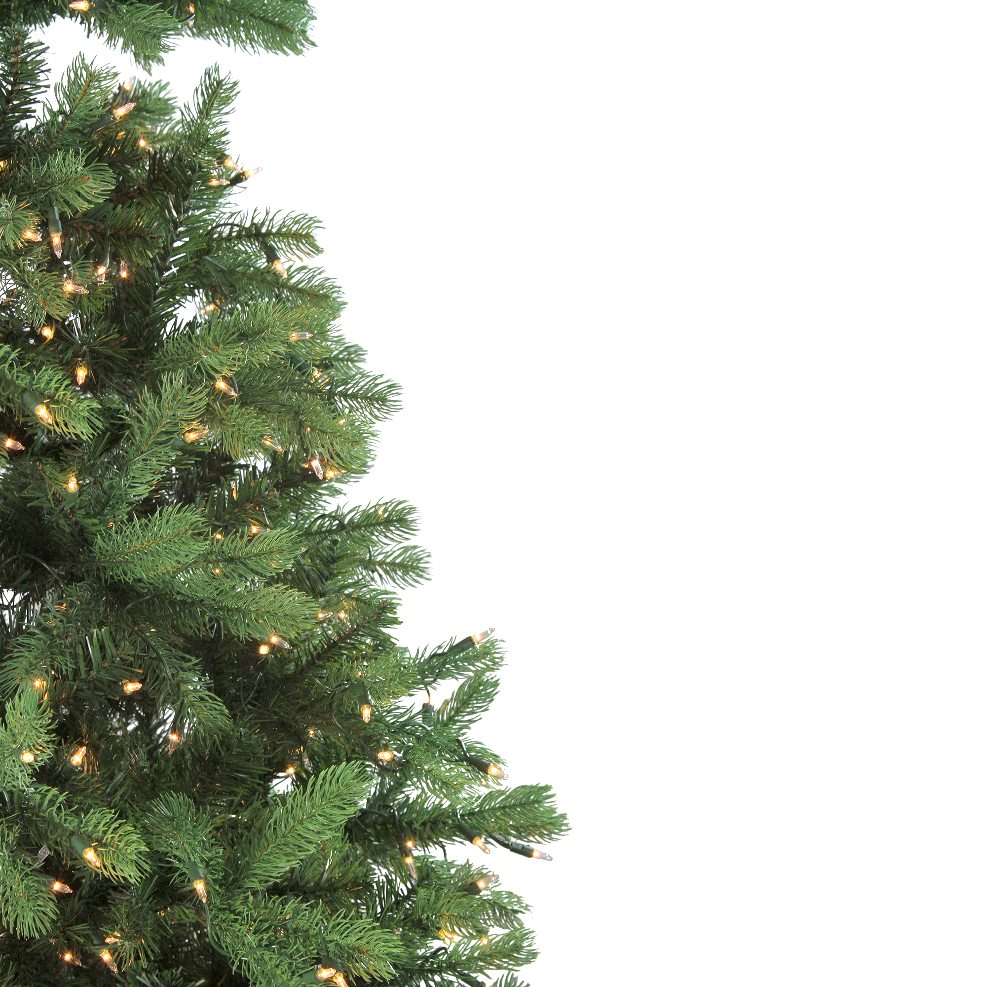 Northlight 6.5ft Artificial Noble Fir Pre-Lit Full Christmas Tree