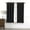 Black, variant on Interior Trends Midnight 2 Piece 100% Blackout Insulated Grommet Top Window Panel Curtain Drape Set (84" Long, Mustard)